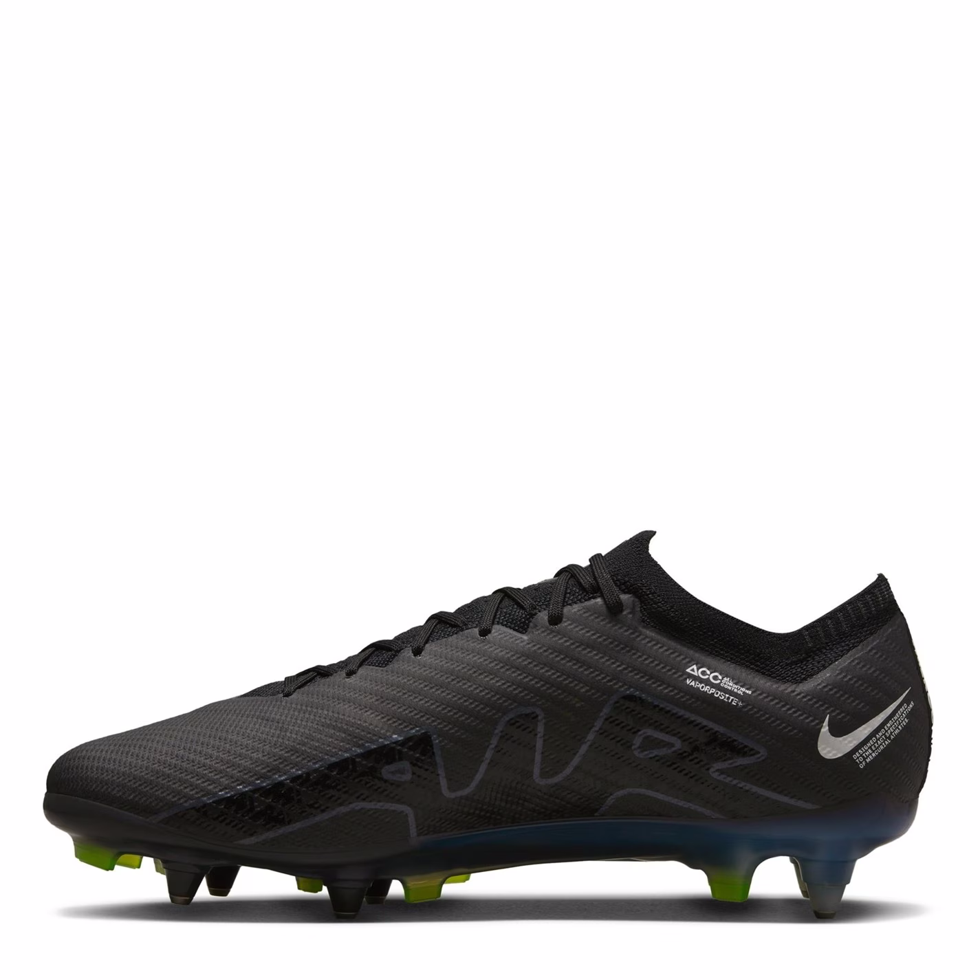 Nike Air Zoom Mercurial Vapor 15 Elite SG-PRO Anti Clog Mens - Black
