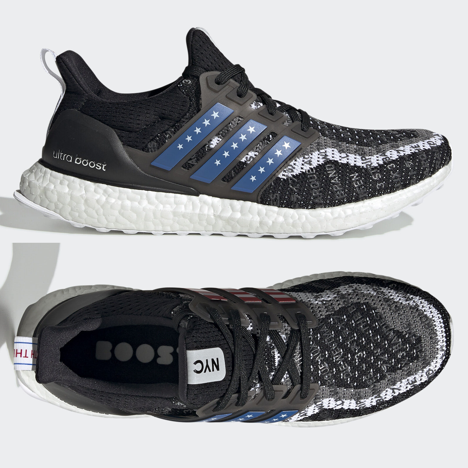 adidas UltraBOOST 2.0 NYC City Mens Running Shoes Black