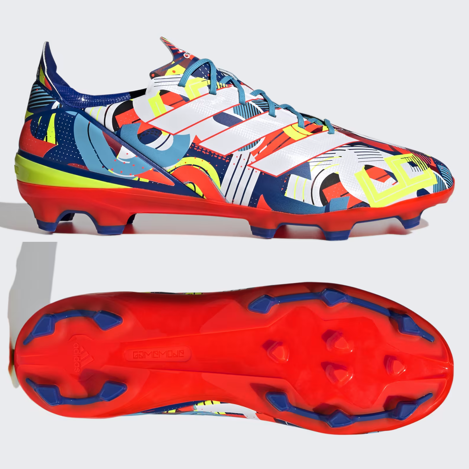 adidas Gamemode FG Mens Bright Cyan – SWB Boots - Main Image