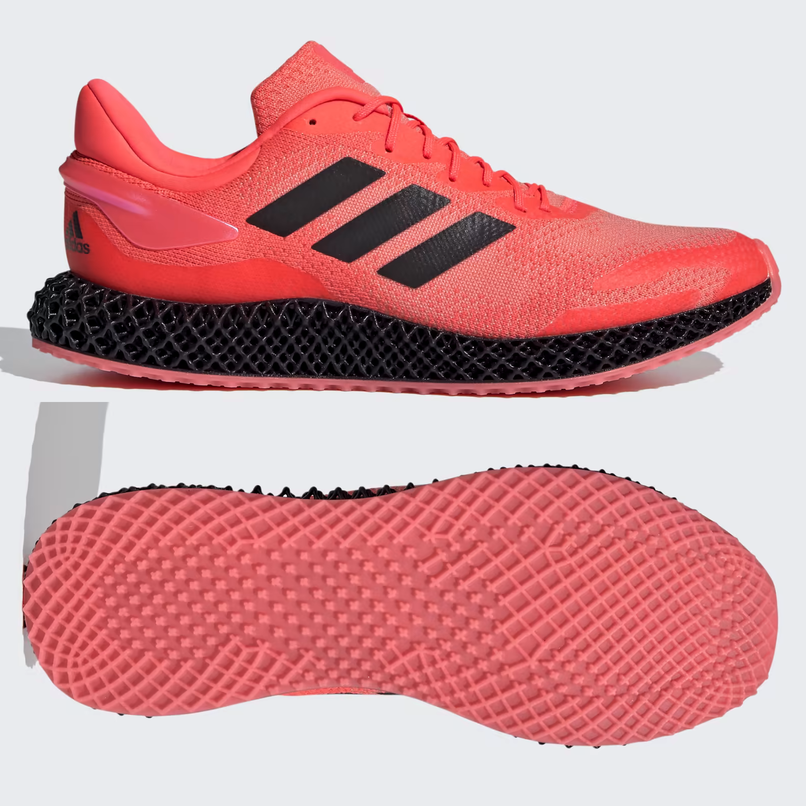 adidas 4D Run 1.0 Mens Running Shoes Signal Pink SWB Boots