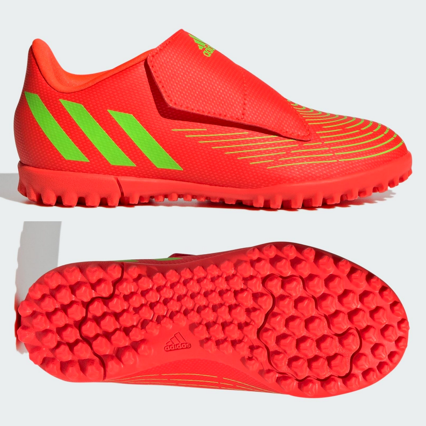 adidas Predator Edge.4 Vel TF Junior - Solar Red