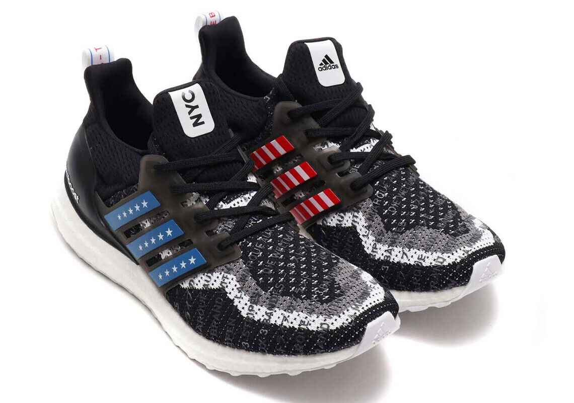 adidas UltraBOOST 2.0 NYC City Mens Running Shoes - Black