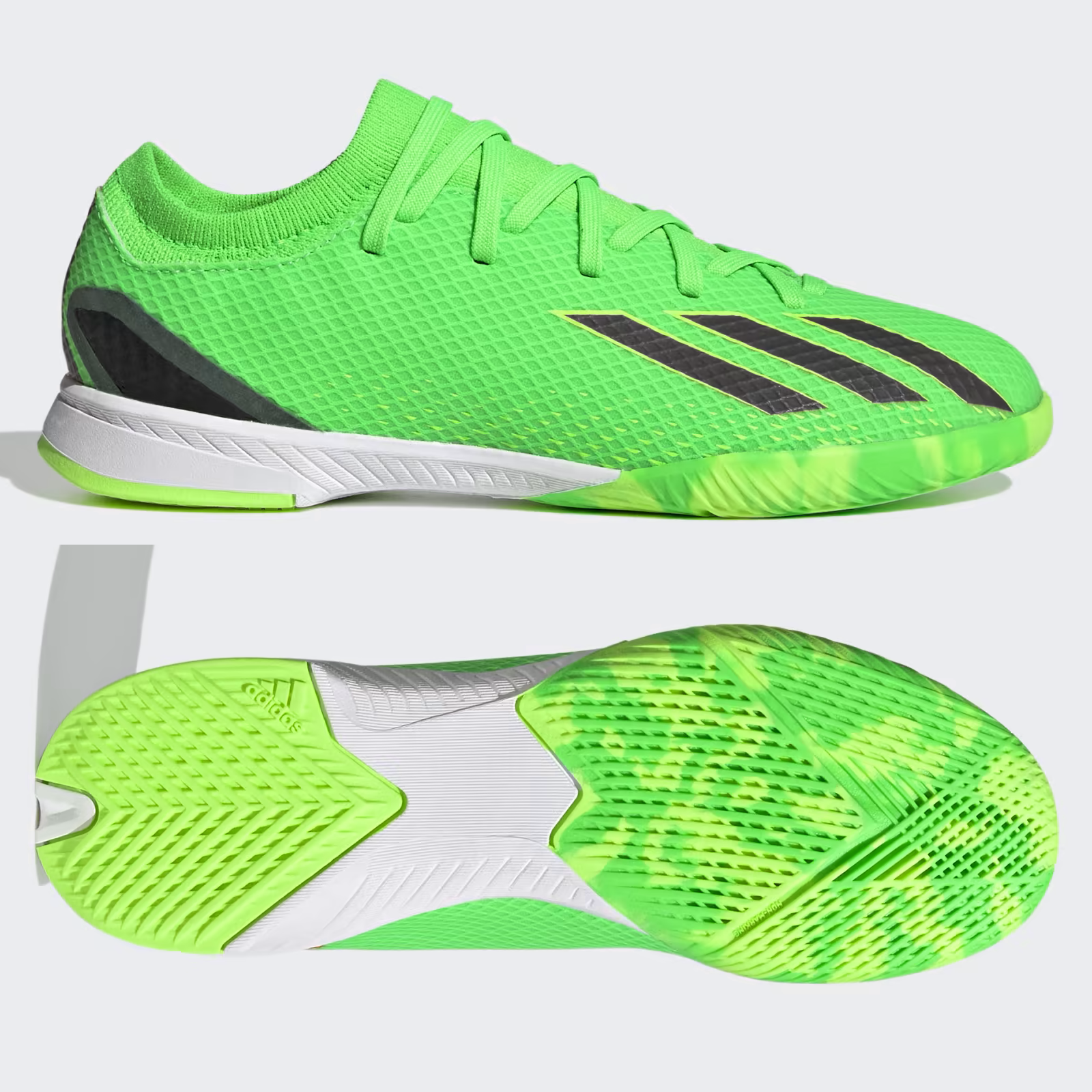 adidas X Speedportal.3 IN Junior Solar Green SWB Boots