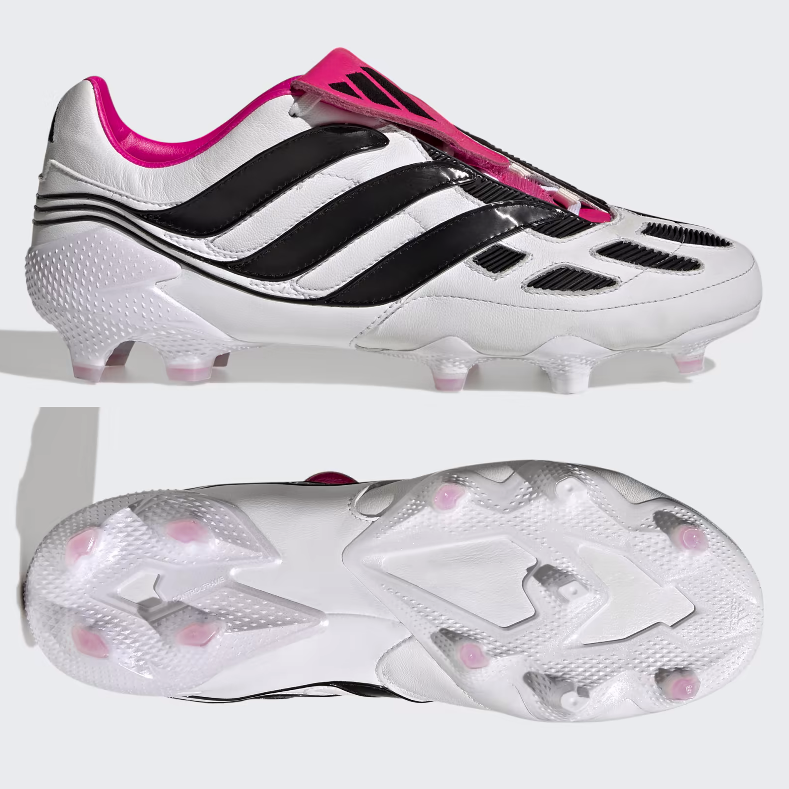 adidas Predator Precision FG Mens White SWB Boots