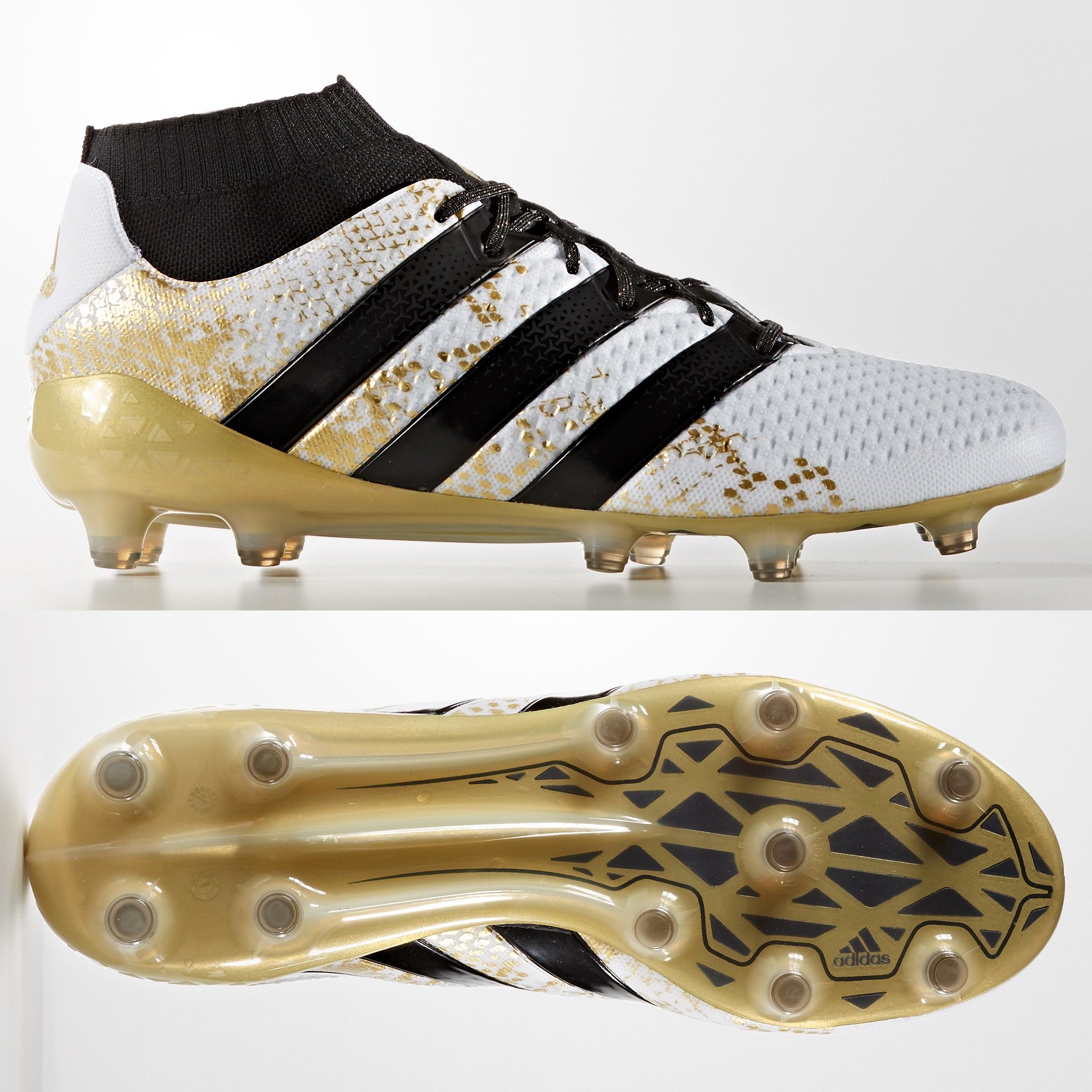 Ace 16.1 Primeknit FG Mens White SWB Boots