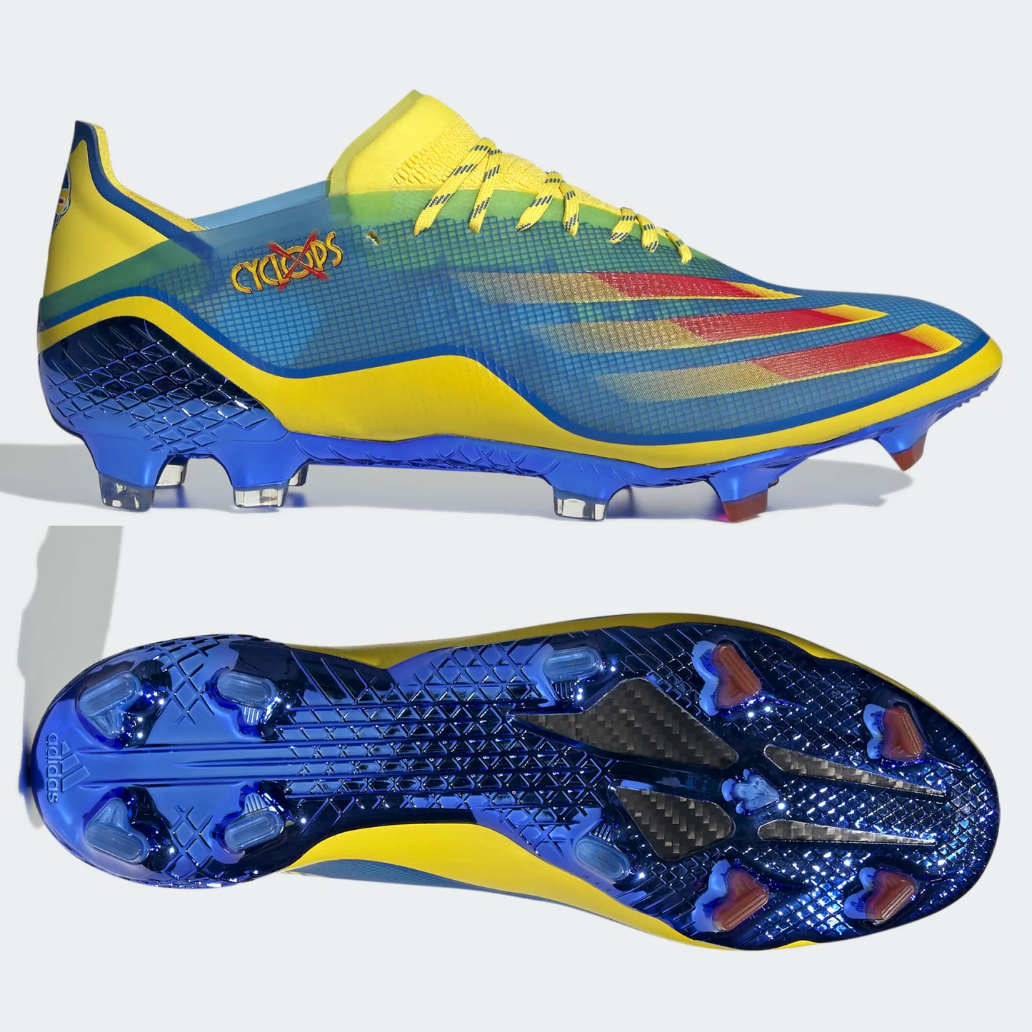 adidas X Ghosted .1 FG Marvel Mens UK 10.5 - X-Men Cyclops - Bright Blue*