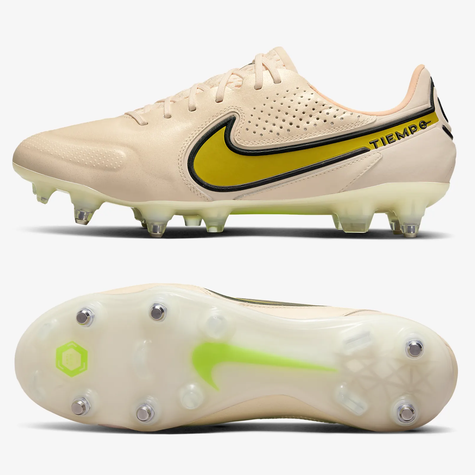 Nike Tiempo Legend 9 Elite SG PRO Anti Clog Mens Guava SWB Boots