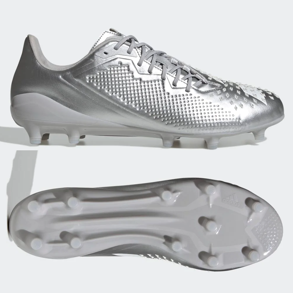 adidas Predator Malice FG Mens Silver Metallic SWB Boots