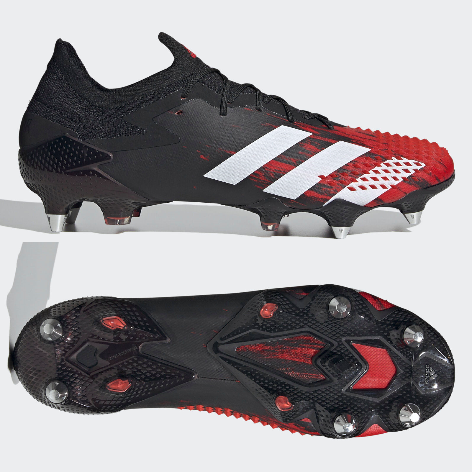 adidas Predator Mutator 20.1 Low SG Mens Core Black