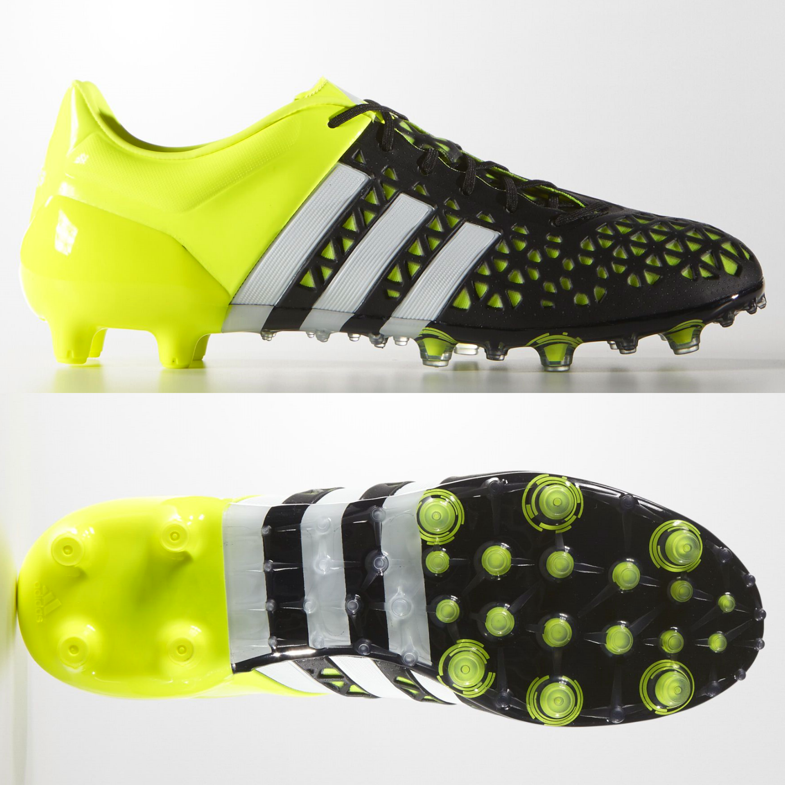 adidas Ace 15.1 FG Mens Ex Display Solar Yellow