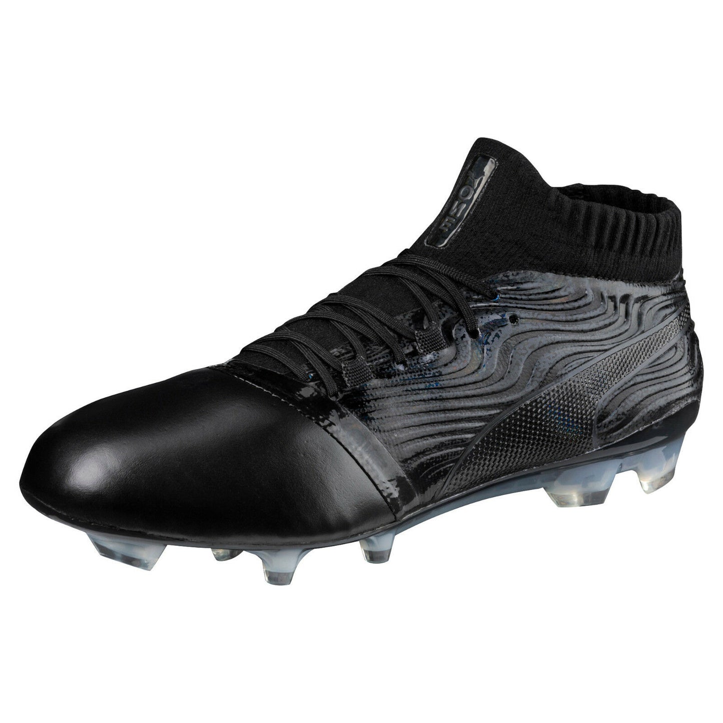 Puma ONE 18.1 FG Leather Mens - Black