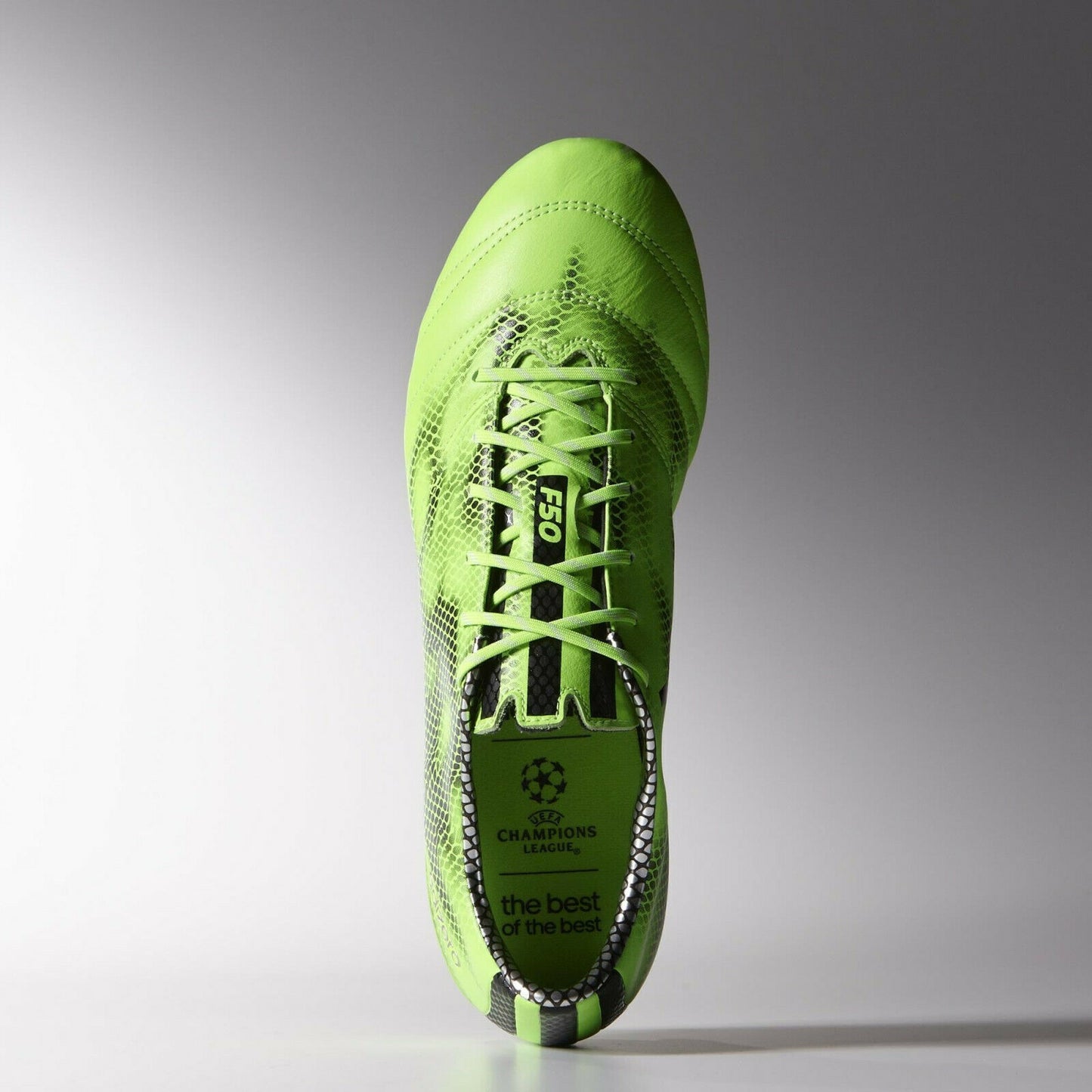 adidas F50 Adizero FG Leather Mens - Solar Green