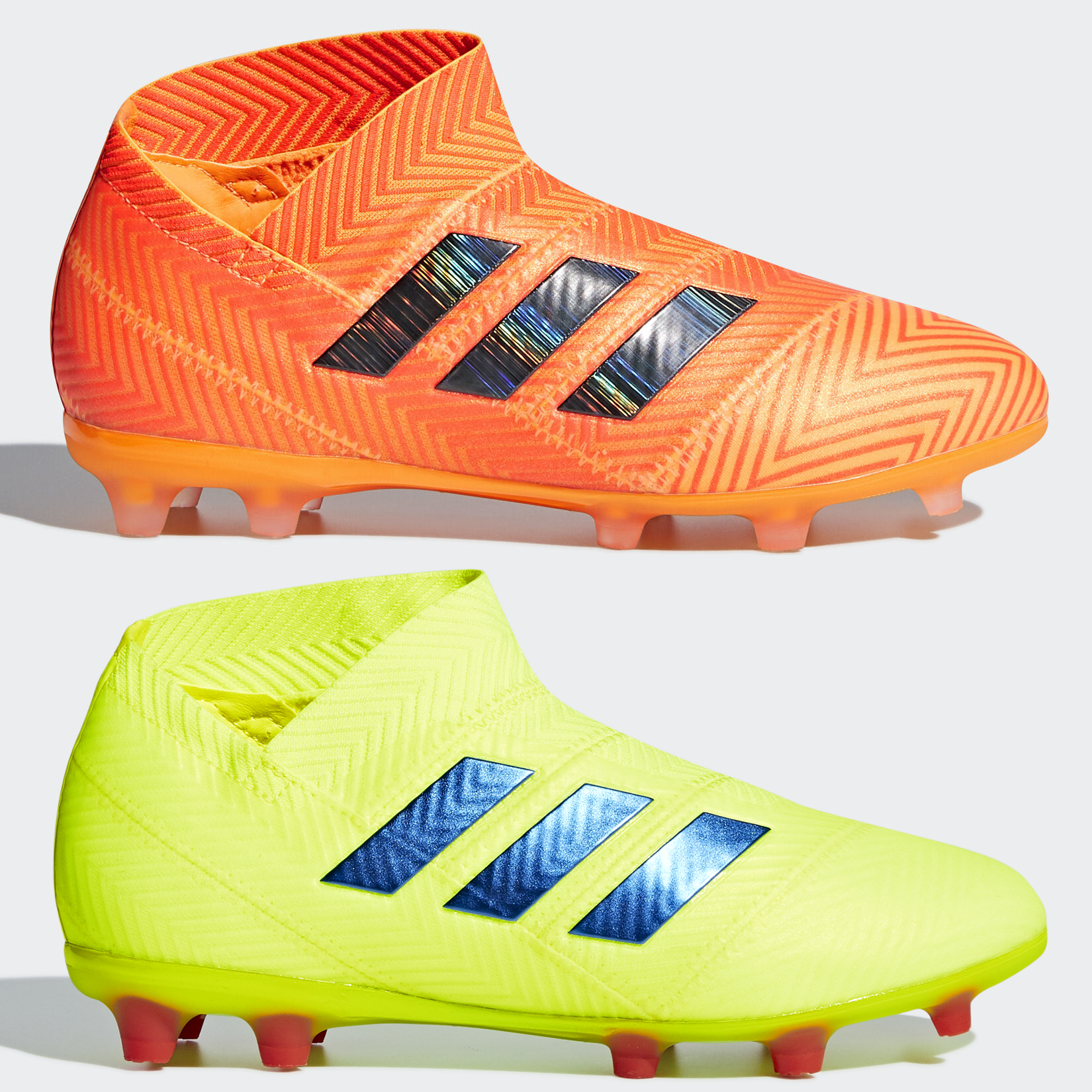 adidas Nemeziz 18 FG Junior Orange Yellow SWB Boots