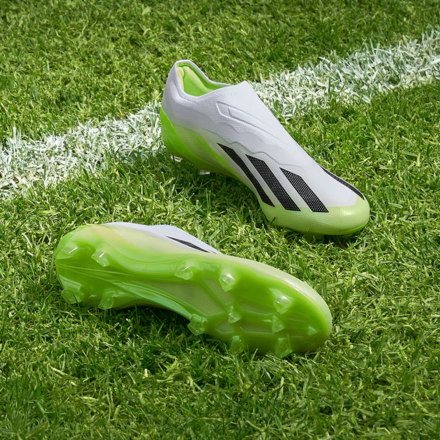 adidas X Crazyfast.1 Laceless Elite FG Mens - Crazyrush - White