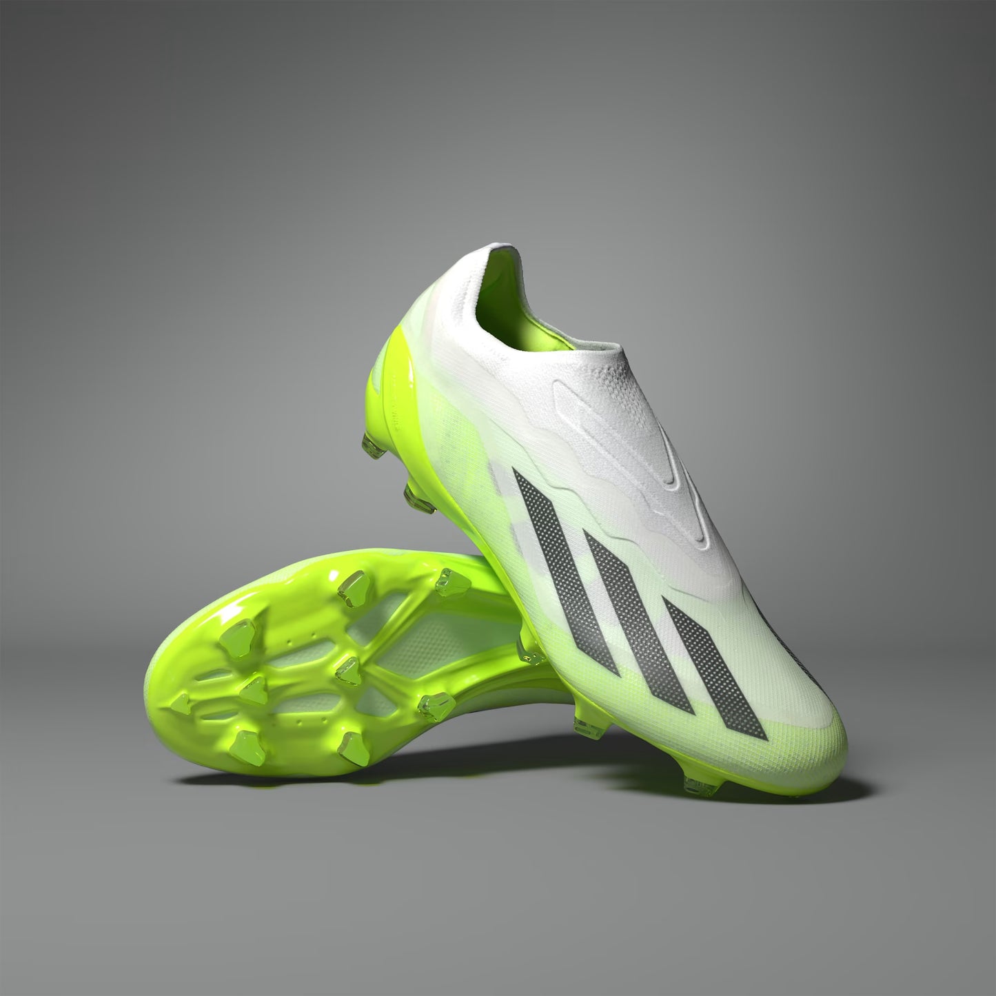 adidas X Crazyfast.1 Laceless Elite FG Mens - Crazyrush - White