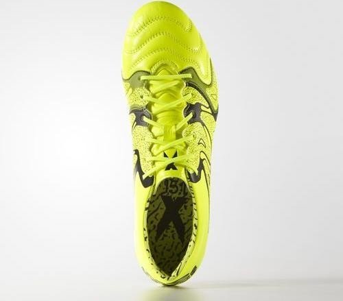 adidas X 15.1 FG Leather Mens - Solar Yellow