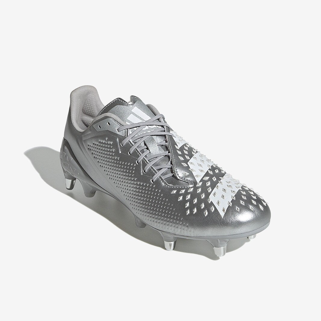 adidas Predator Malice SG Mens Silver Metallic SWB Boots