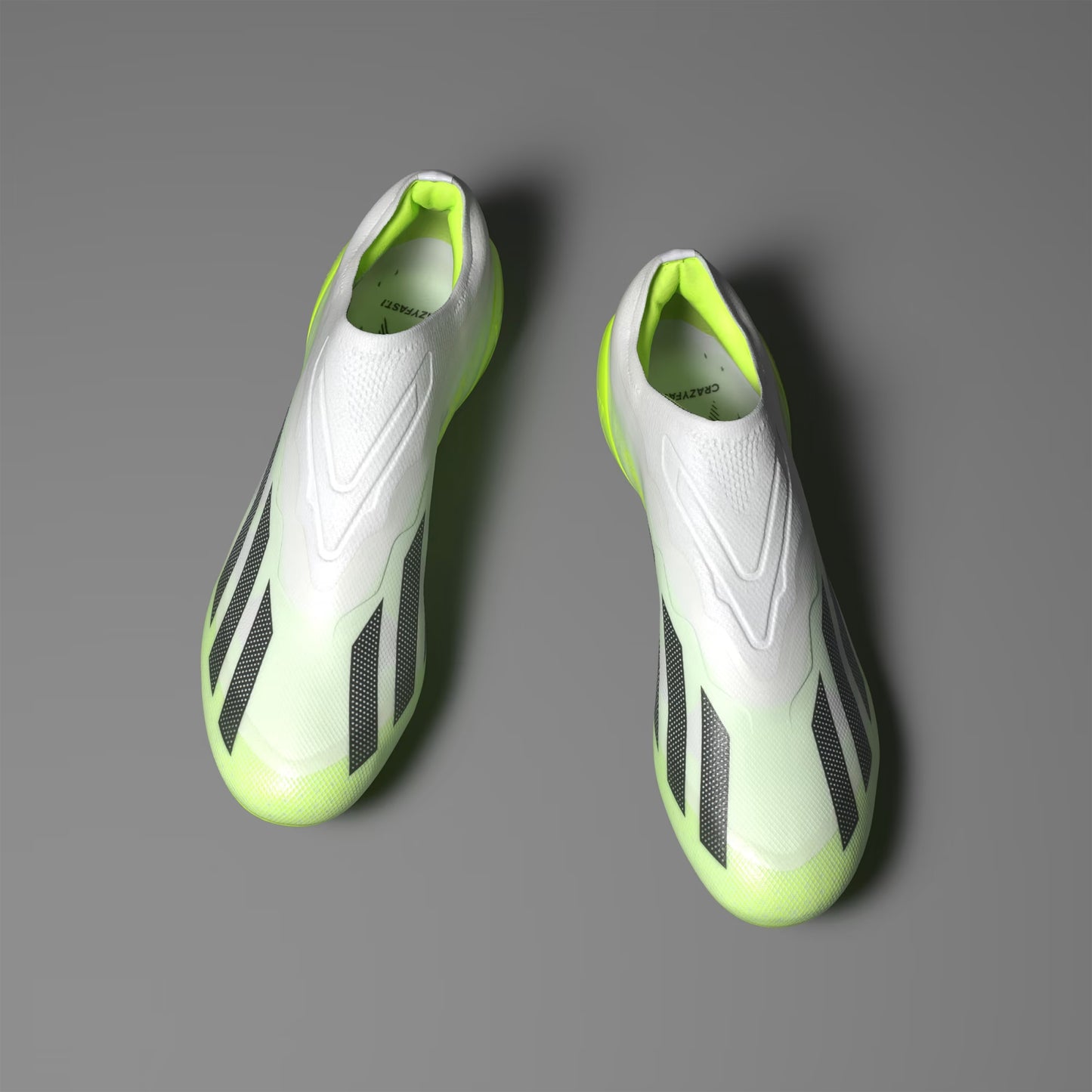adidas X Crazyfast.1 Laceless Elite FG Mens - Crazyrush - White
