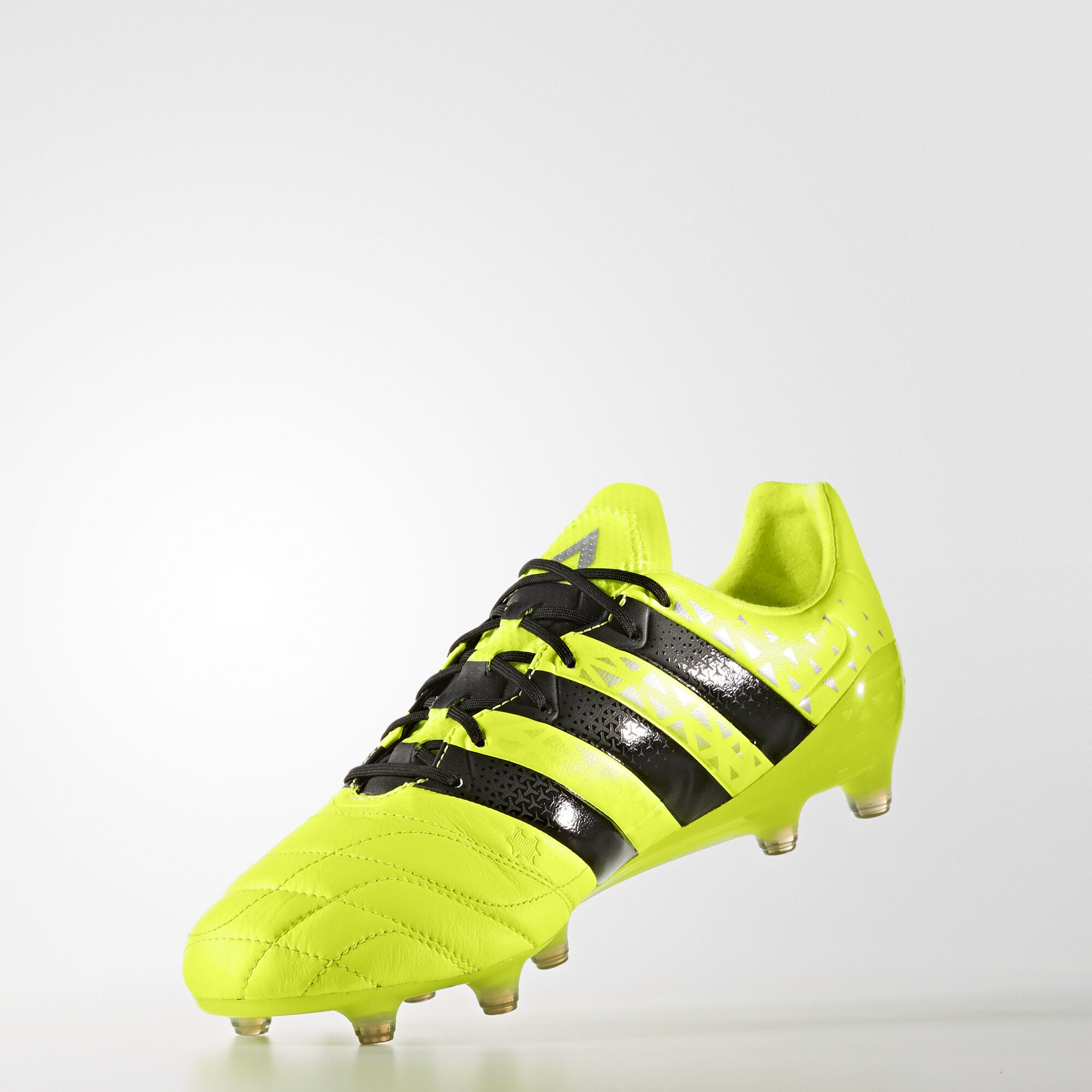 adidas Ace 16.1 FG Leather Mens Solar Yellow