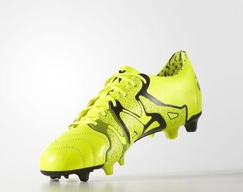 adidas X 15.1 FG Leather Mens - Solar Yellow