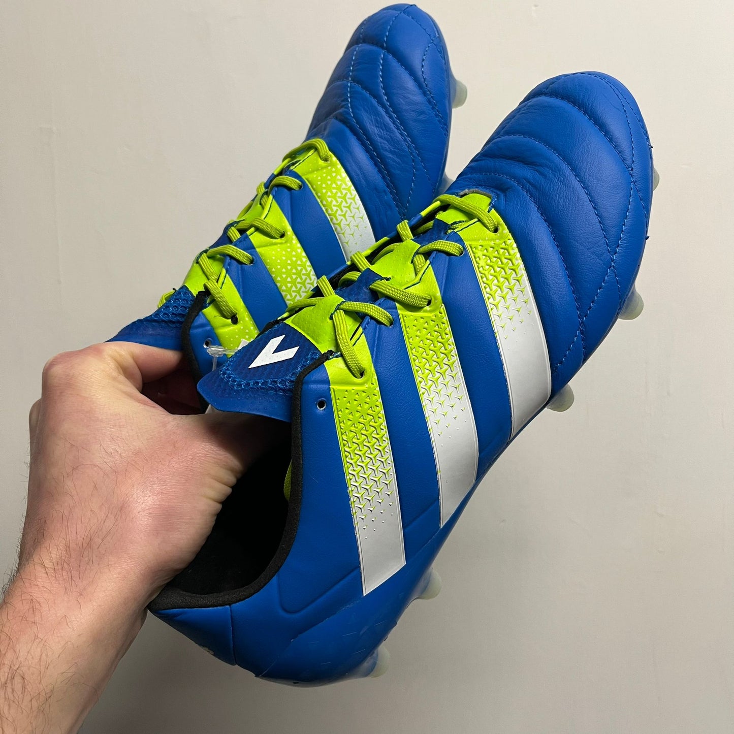 adidas Ace 16.1 FG Leather Mens - Shock Blue*