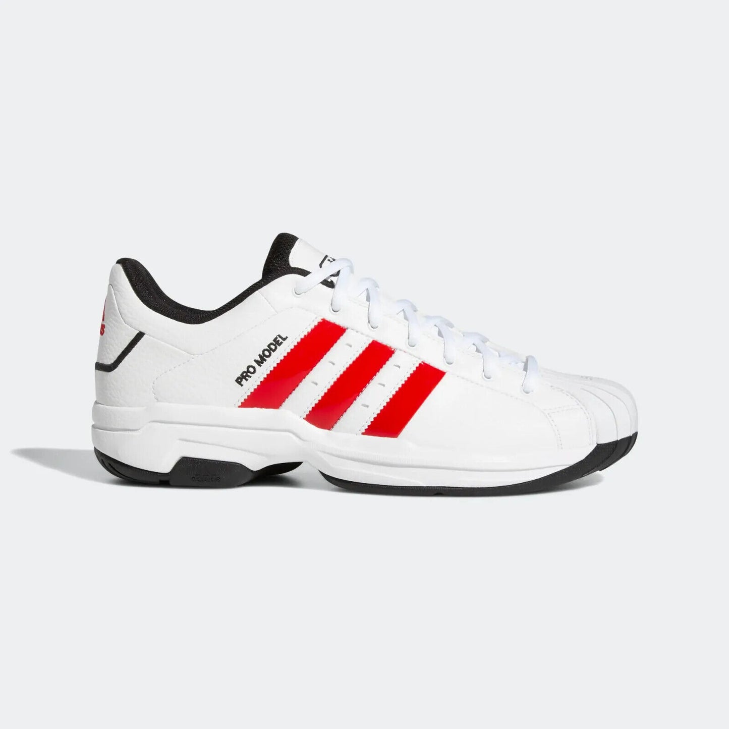 adidas Pro Model 2G Low Mens Basketball Trainers - White
