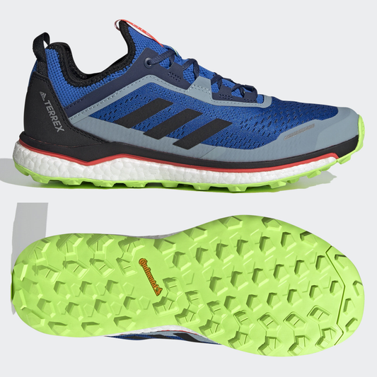 adidas Terrex Agravic Flow Mens Trail Running Shoes Walking Trainers Blue