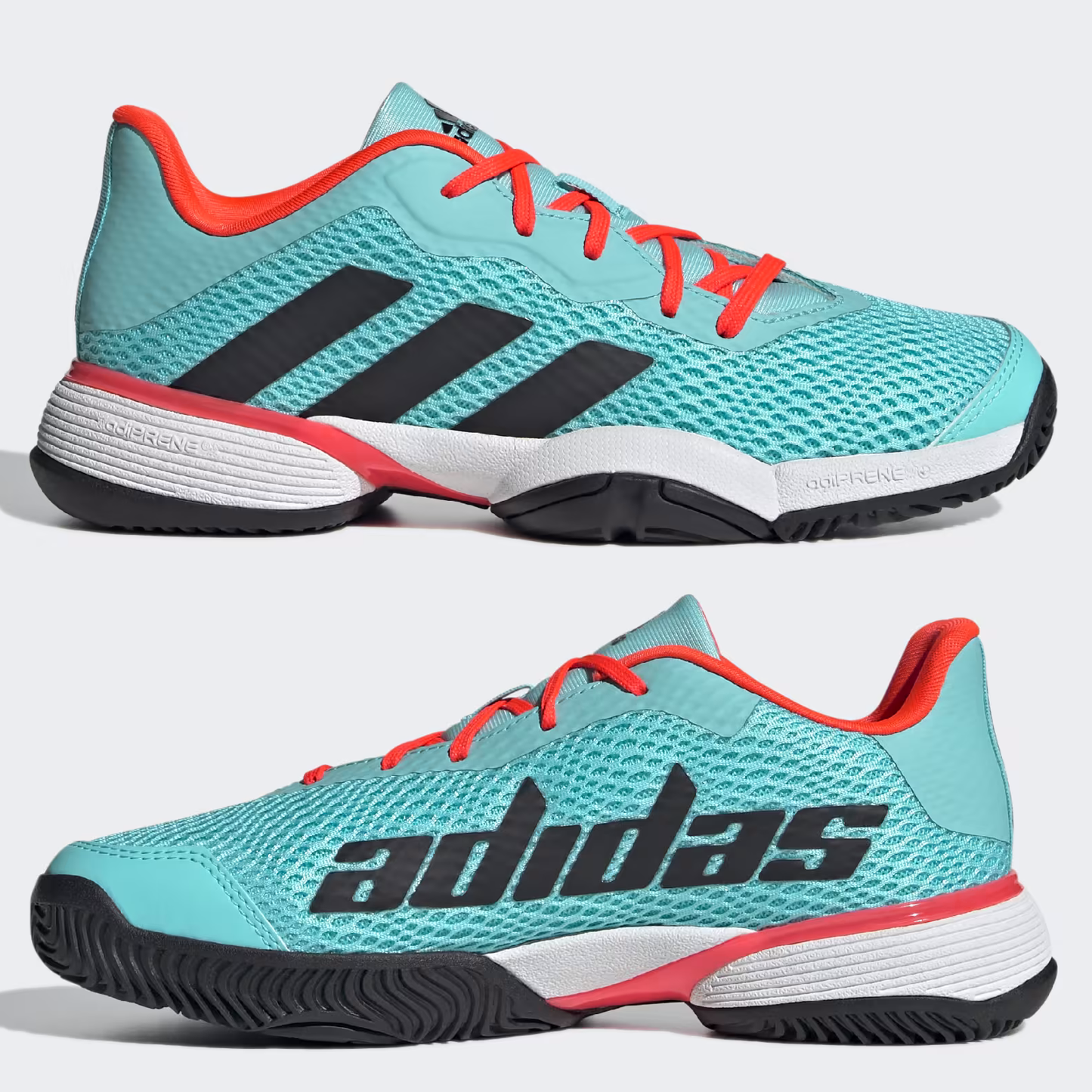 adidas Barricade Junior Boys Girls Tennis Shoes SIZE 13 1 2 4 4.5 Trai SWB Boots