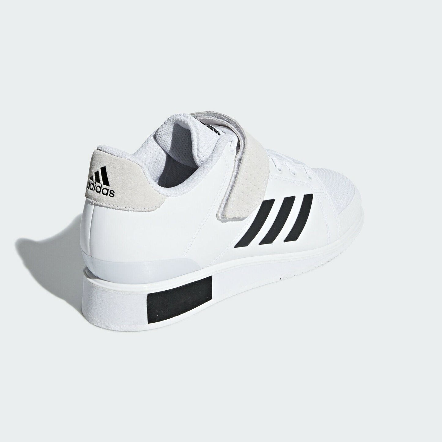 adidas Power Perfect 3 Mens Weightlifting Shoes SIZE 9 10.5 Bodybuilding White