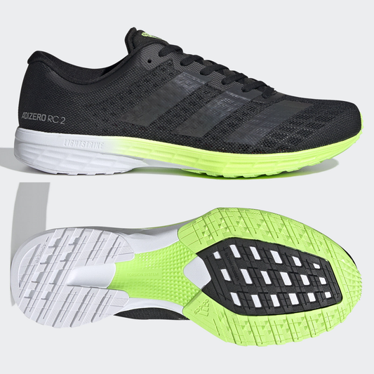 adidas Adizero RC 2 Mens Running Shoes - Black