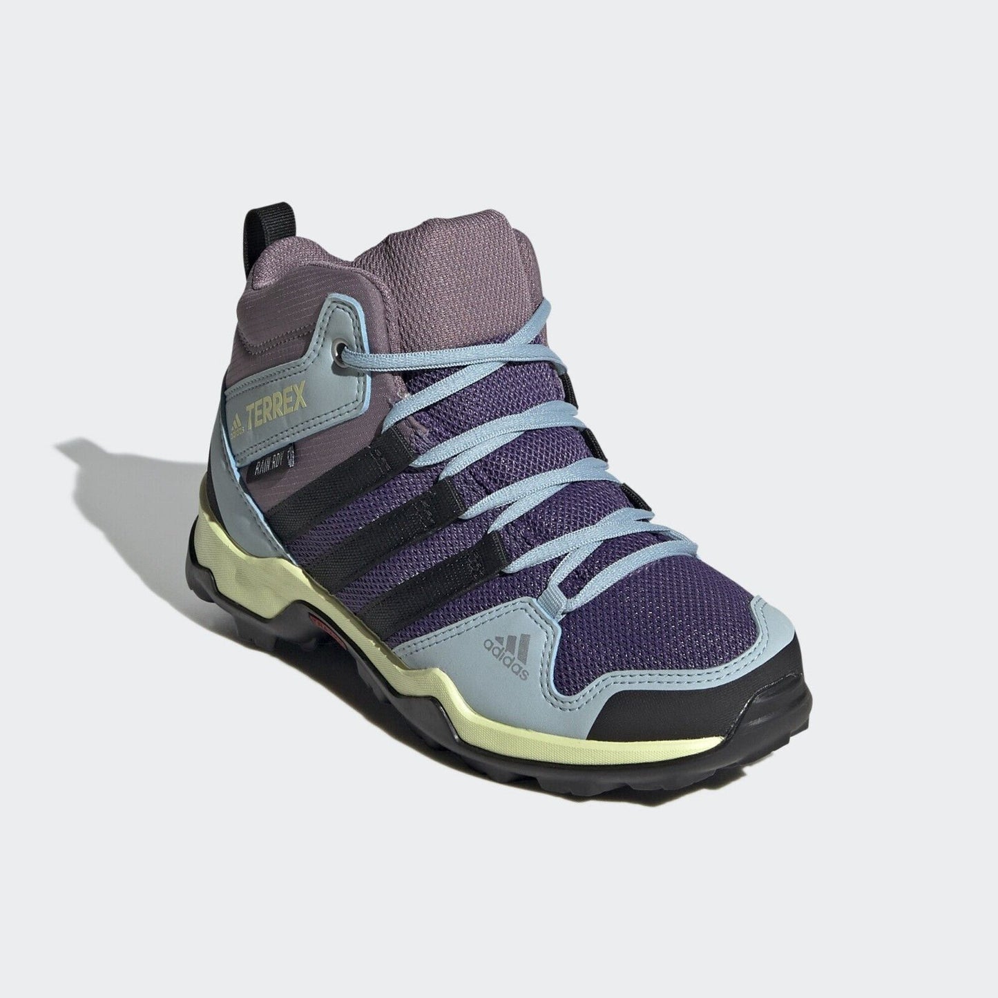 adidas Terrex AX2R Mid R.RDY Kids Hiking Trainers - Purple