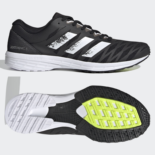 adidas Adizero RC 3 Mens Running Shoes - Black