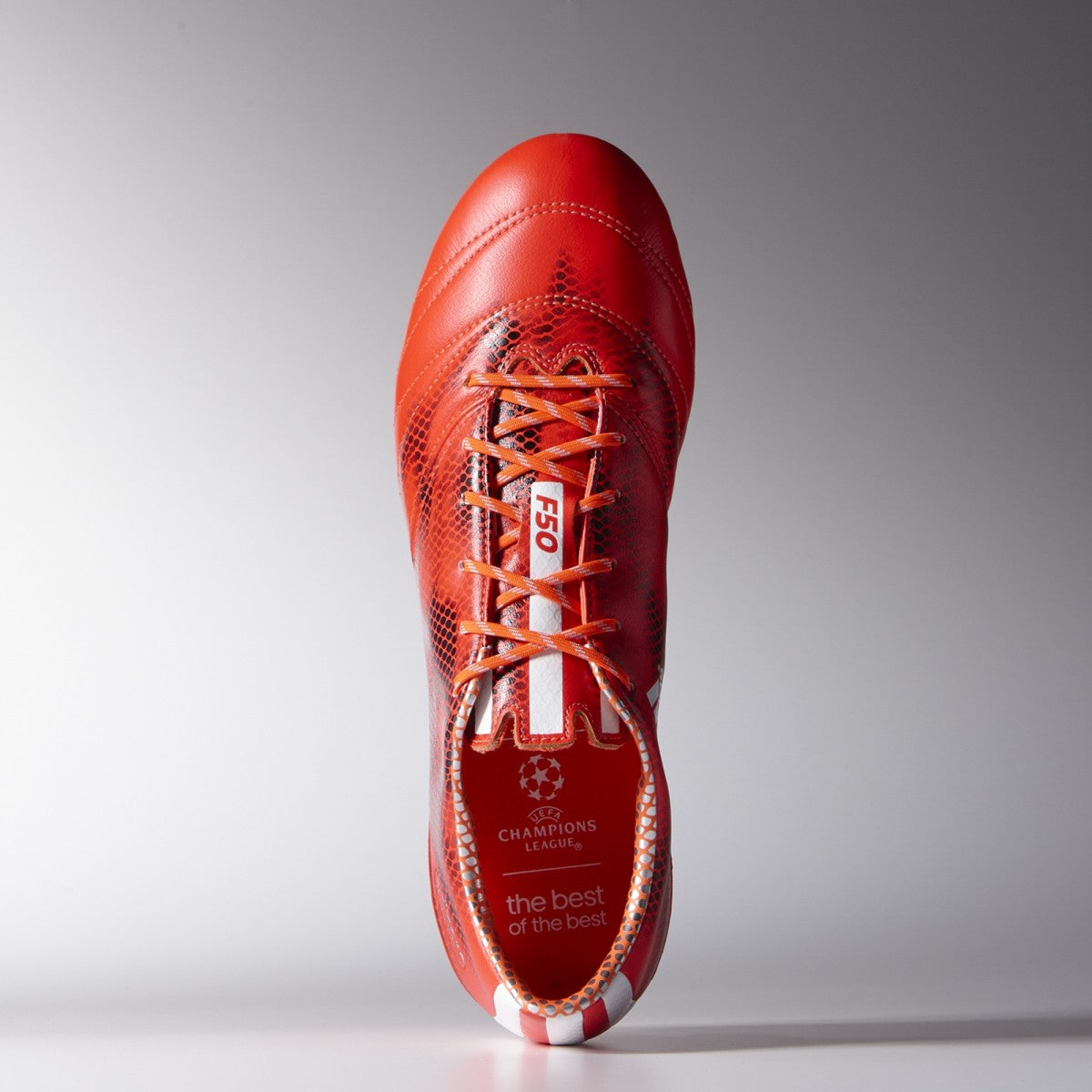 adidas F50 Adizero FG Leather Mens - Solar Red