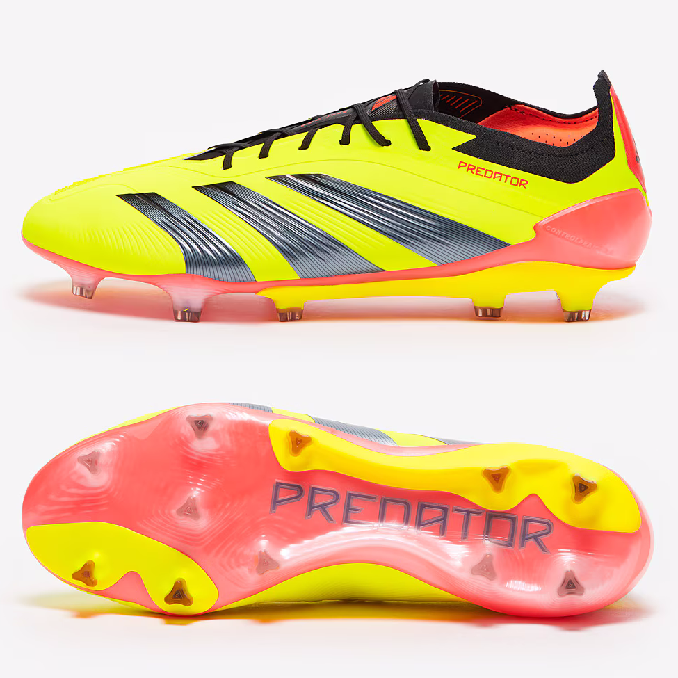 adidas Predator Elite FG Mens - Energy Citrus - Solar Yellow