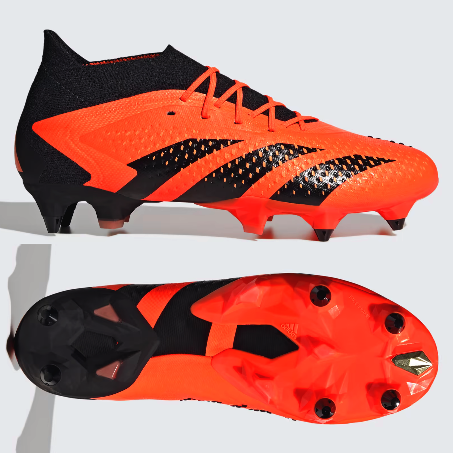 adidas Predator Accuracy.1 Mid SG Mens - Solar Orange