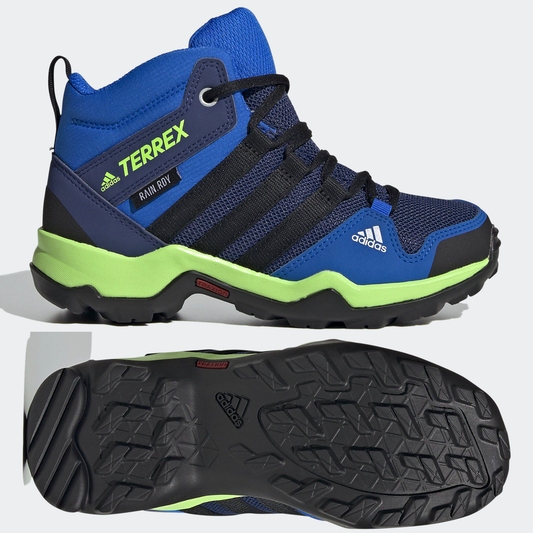 adidas Terrex AX2R Mid R.RDY Kids Hiking Trainers - Blue