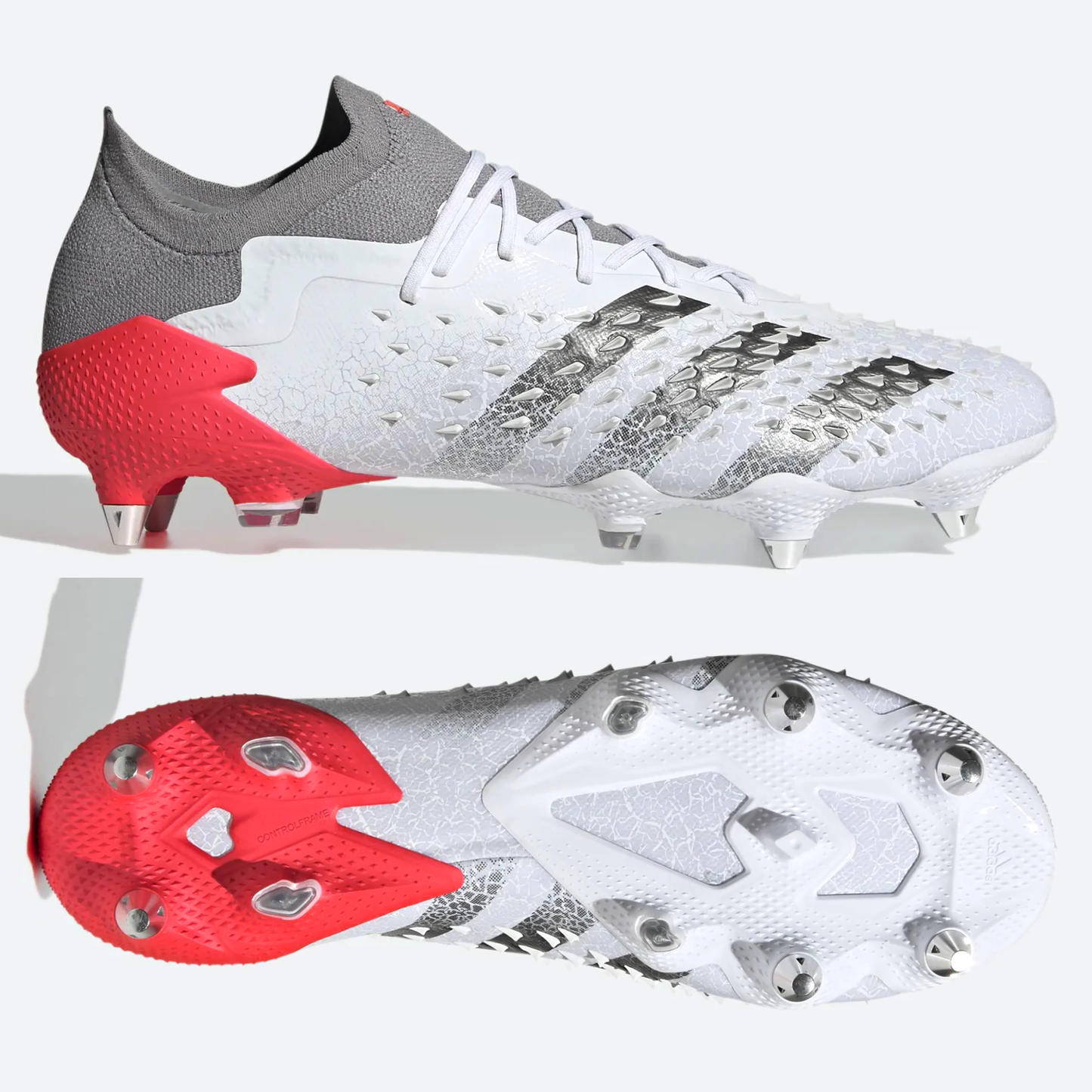 adidas Predator Freak .1 Low SG Mens - White