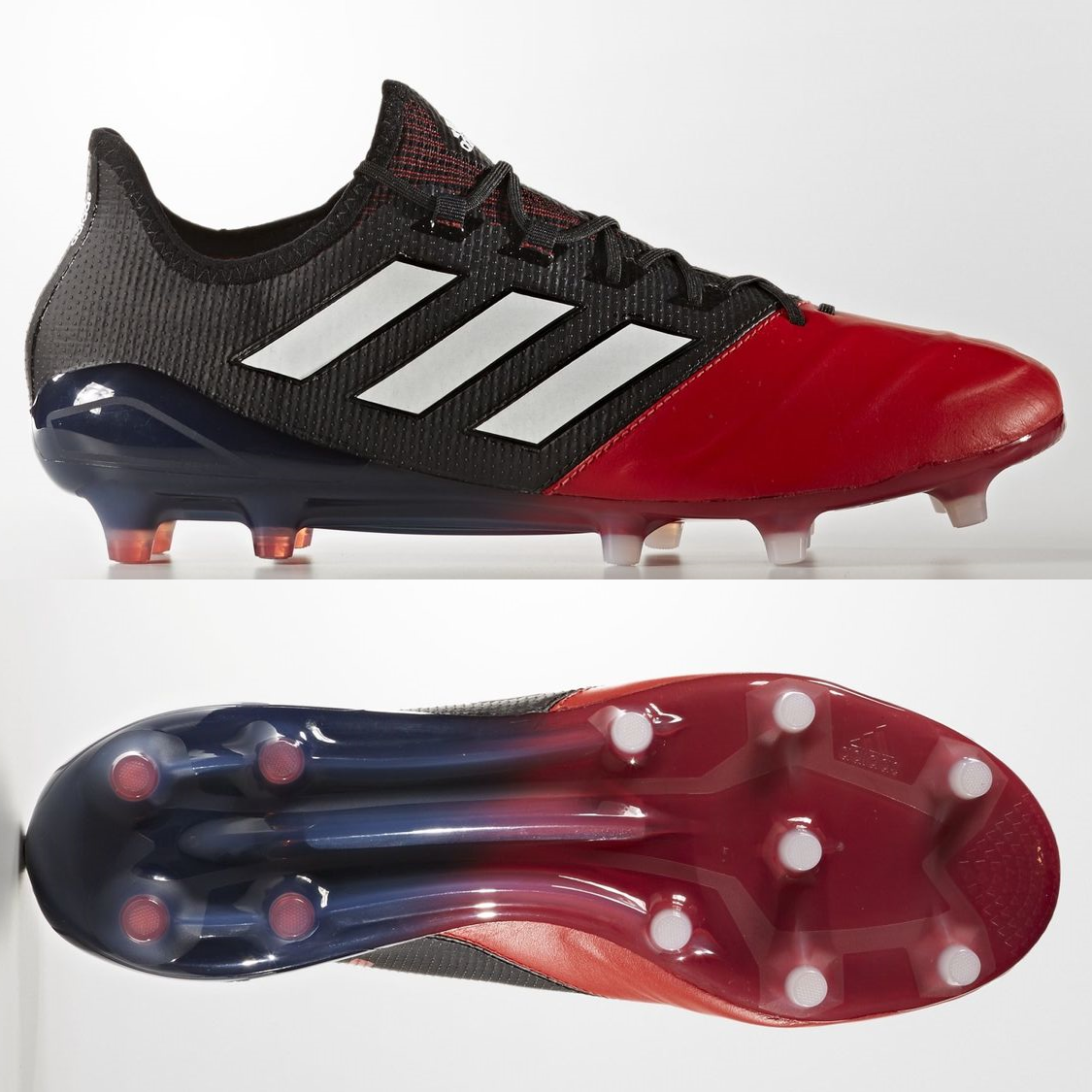 adidas Ace 17.1 FG Leather Mens - Core Black