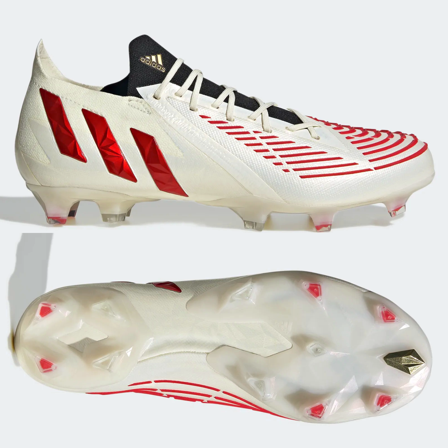 adidas Predator Edge .1 Low FG Mens - Off White