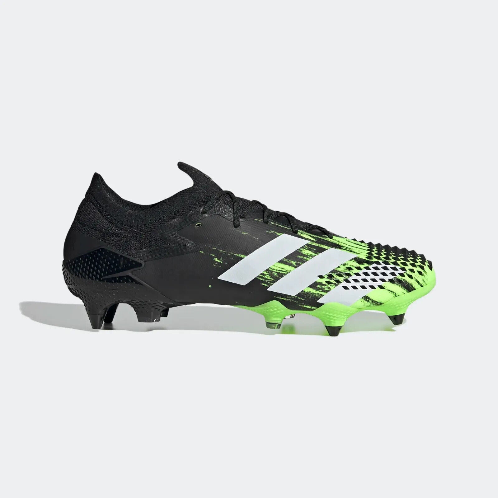 Adidas predator black and green sale