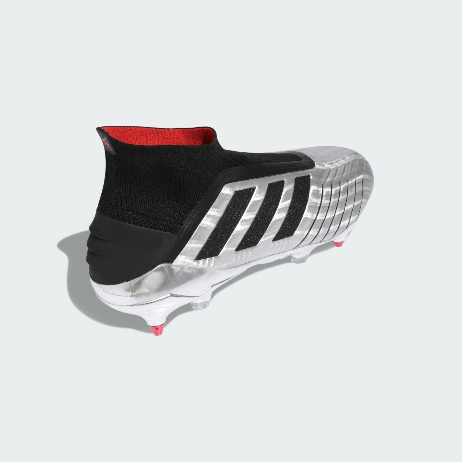 Adidas predator hotsell silver and red